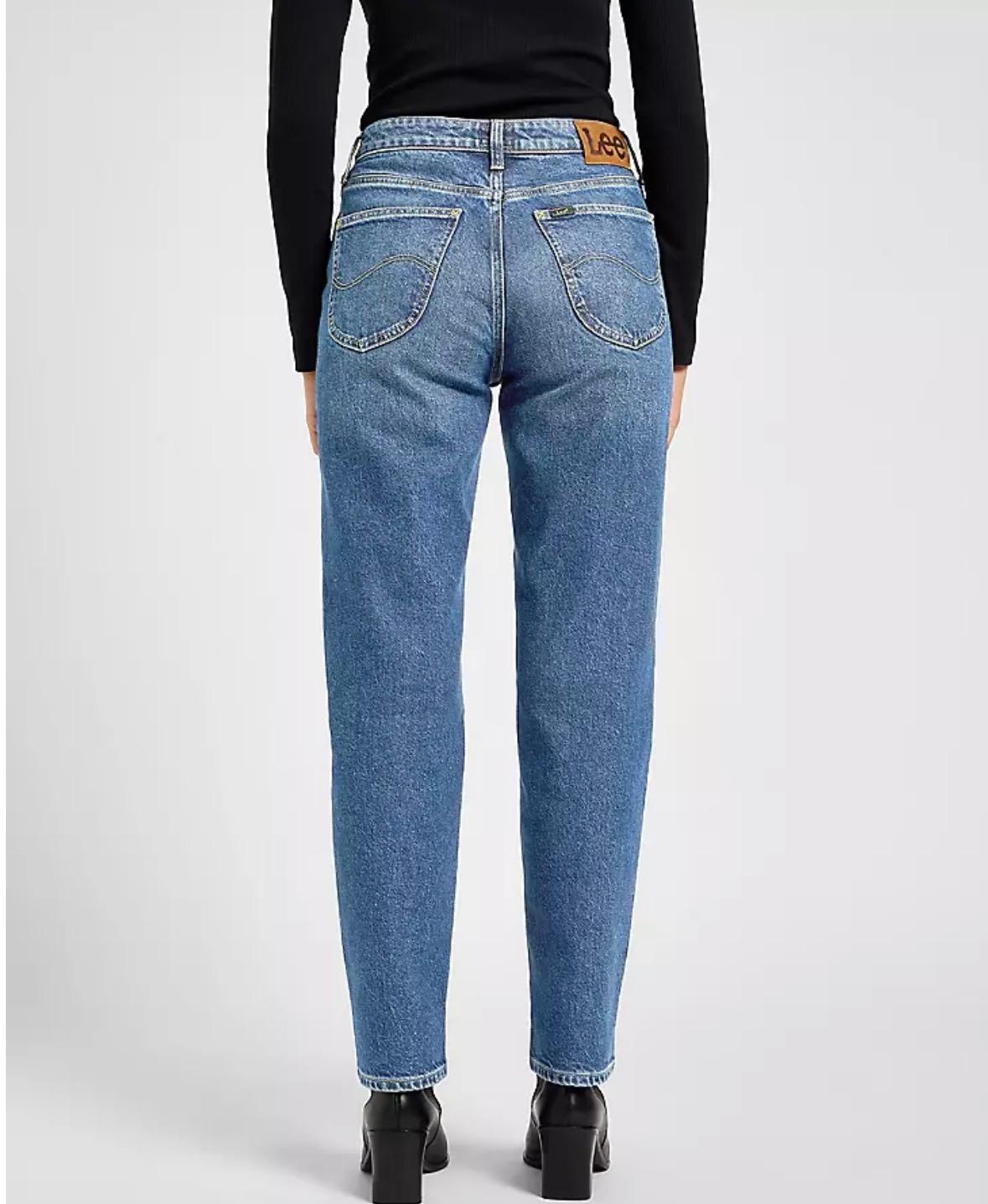 LEE Carol high rise straight classic denim blå, bilde 2 av 5