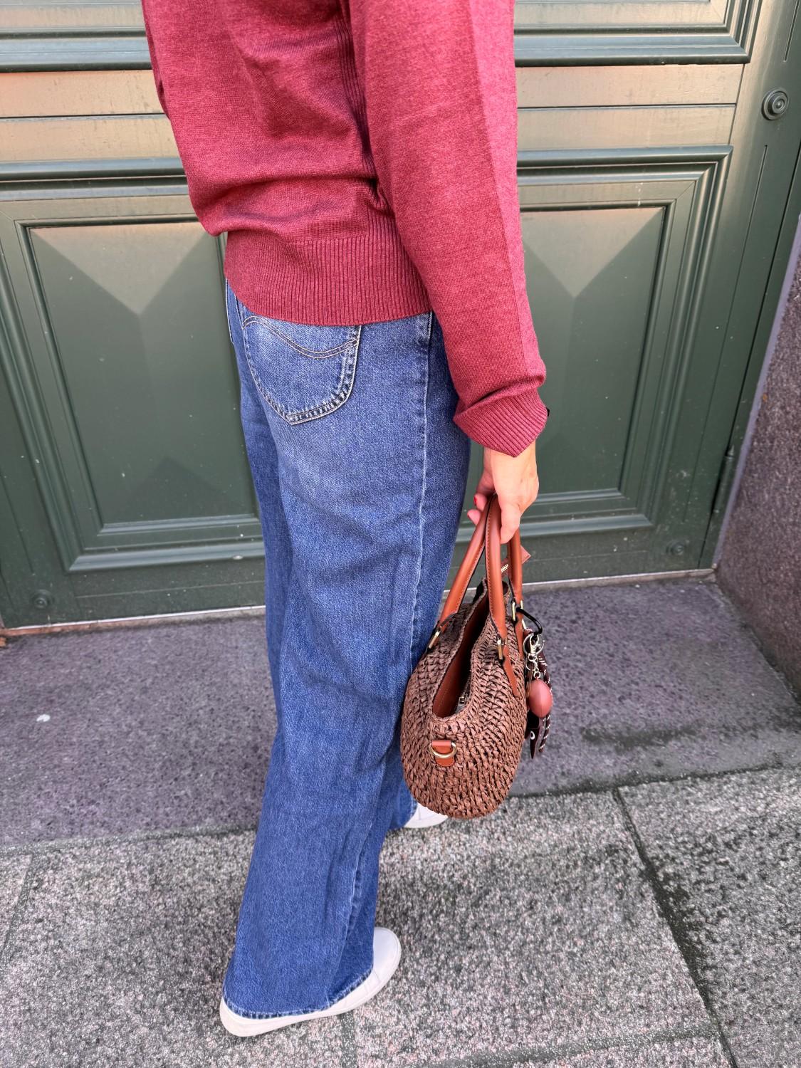 LEE Stella high waist wide leg blå, bilde 2 av 5
