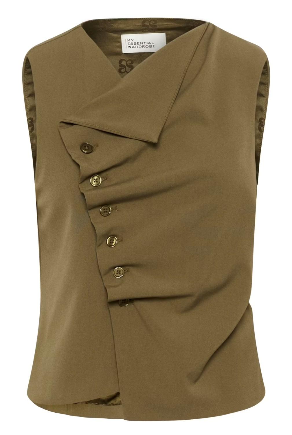 My Essential Wardrobe MW Hace top/vest army, bilde 1 av 2
