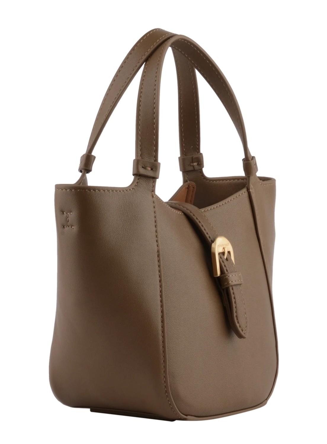 POURCHET L`Envolee small shopper Taupe, bilde 3 av 4
