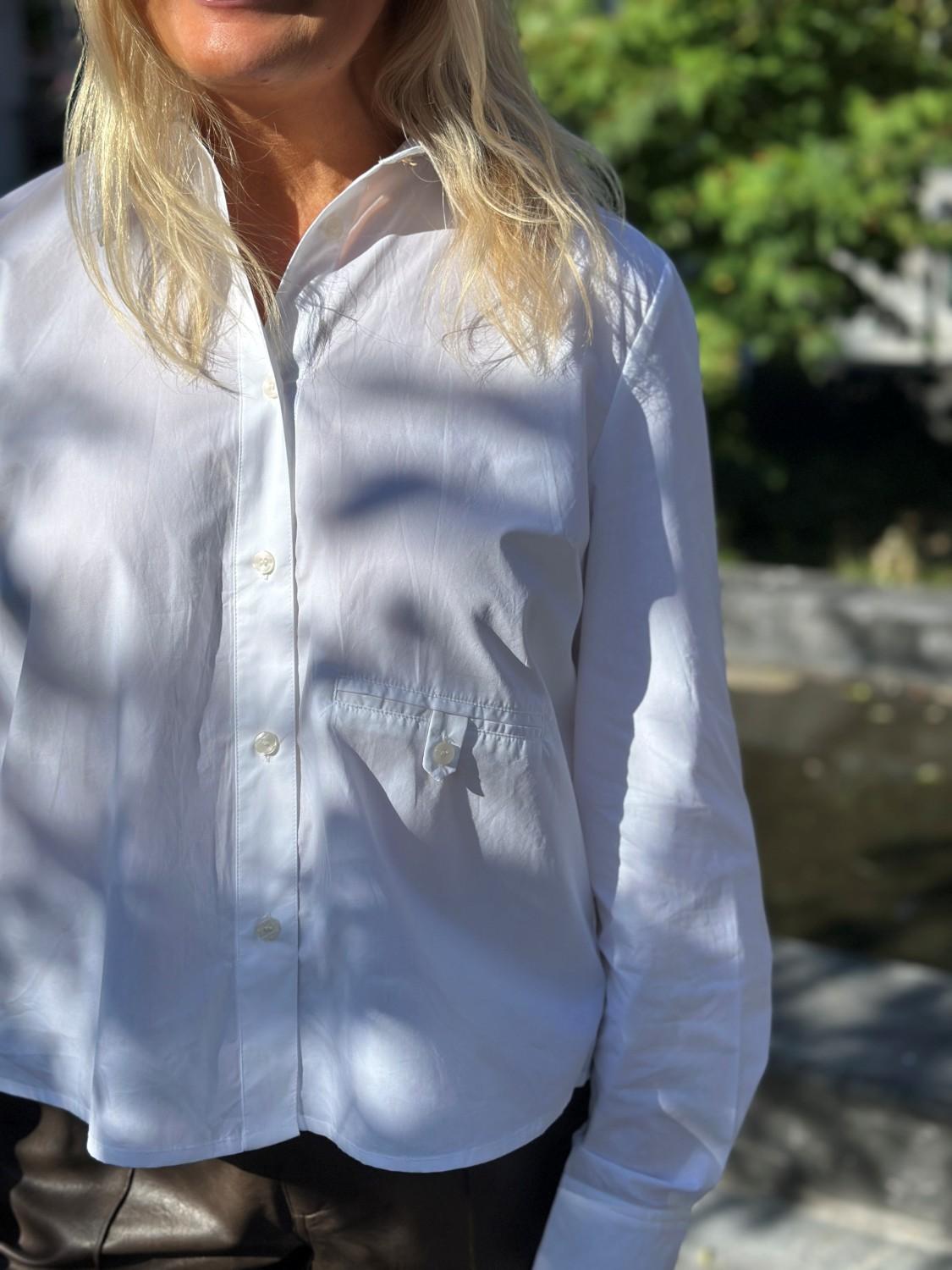 NÜMPH NUasho shirt 900 hvit, bilde 3 av 3