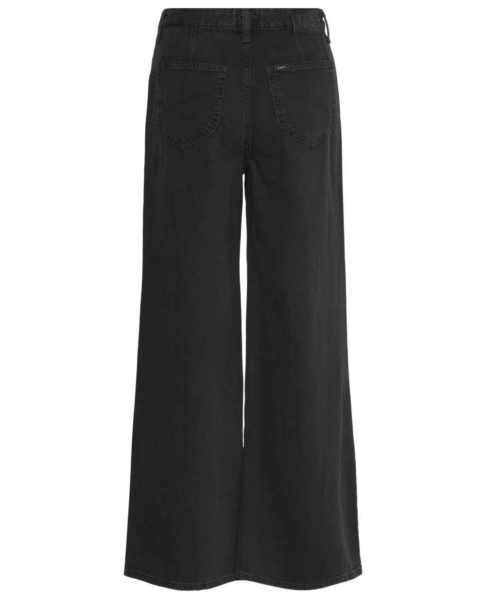 Lee stella high waist wide leg grå svart, bilde 5 av 5