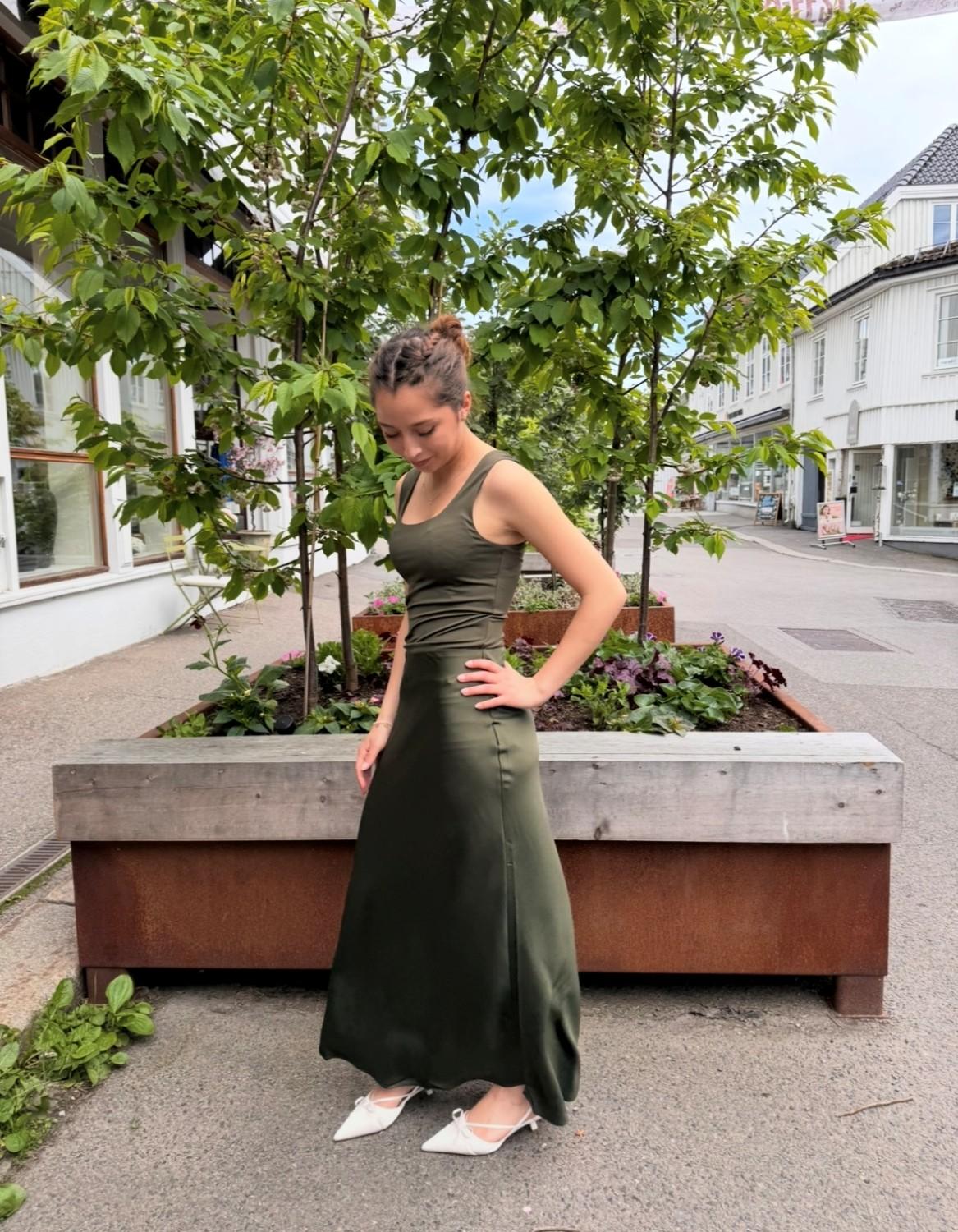 VILA Vikenza Tank Top forest night grønn noos, bilde 2 av 5
