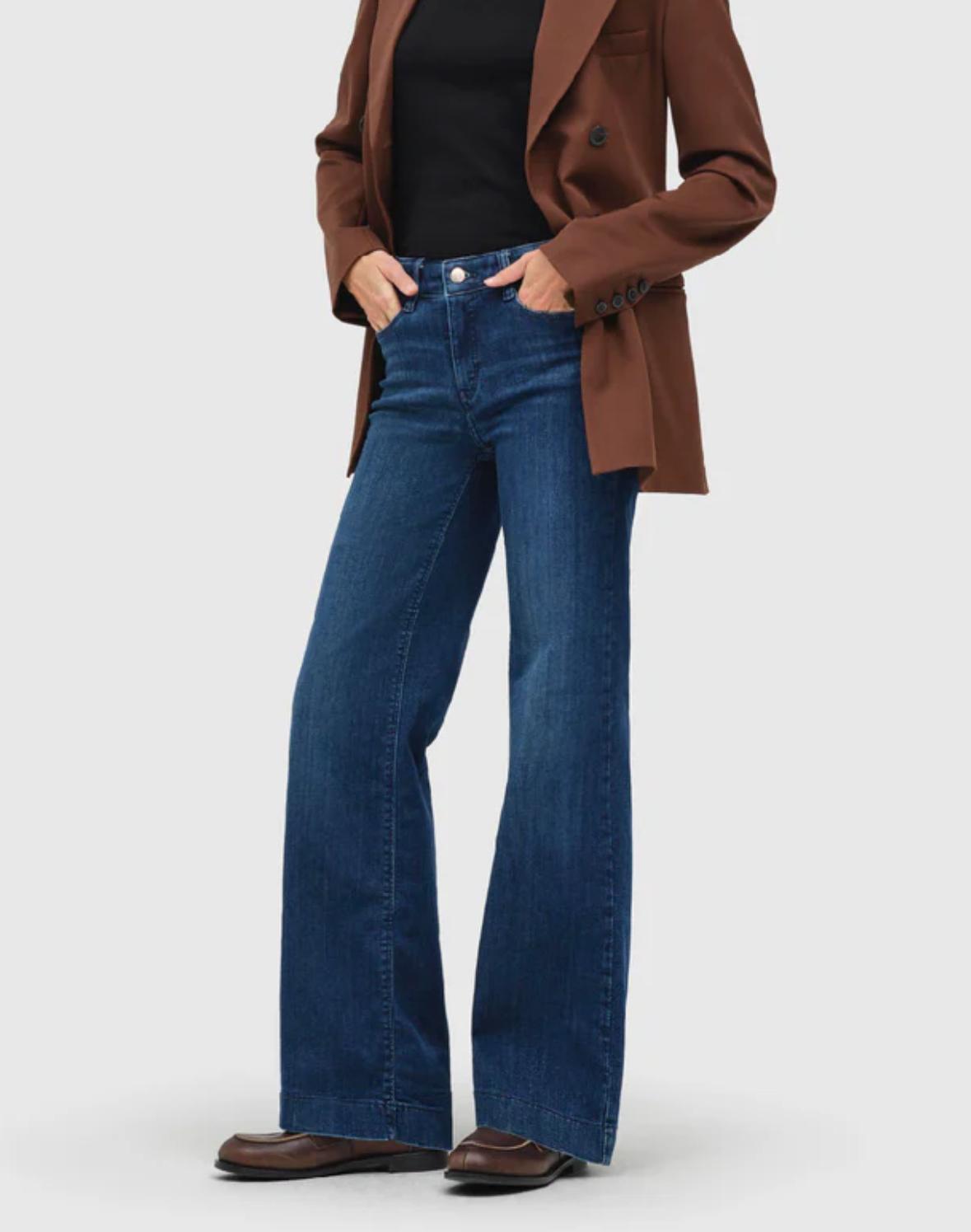 MAC Dream wide leg authentic cobalt D574 blå, bilde 1 av 5