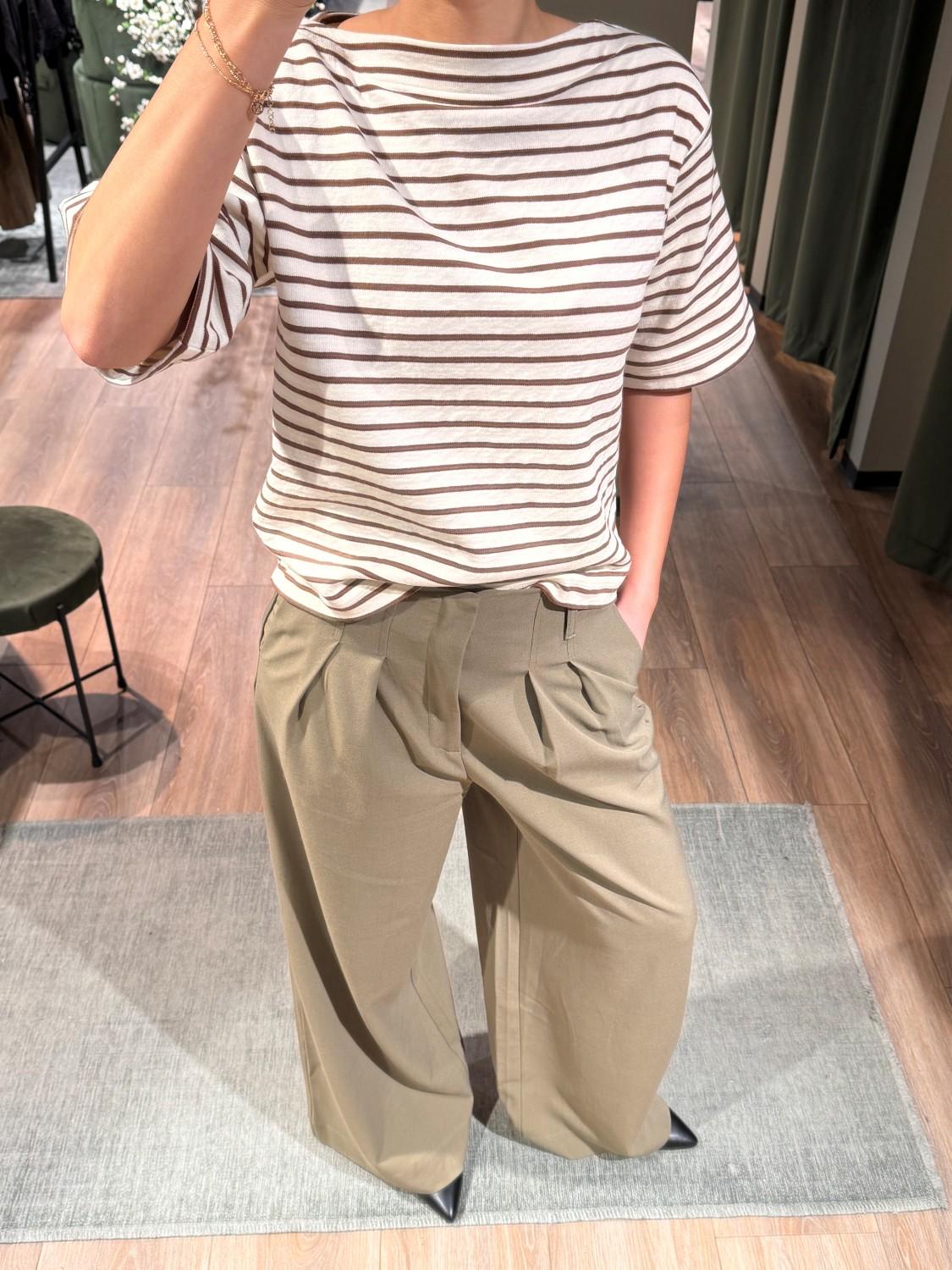 My Essential Wardrobe MWHace sille high wide pant capers grønn, bilde 9 av 12
