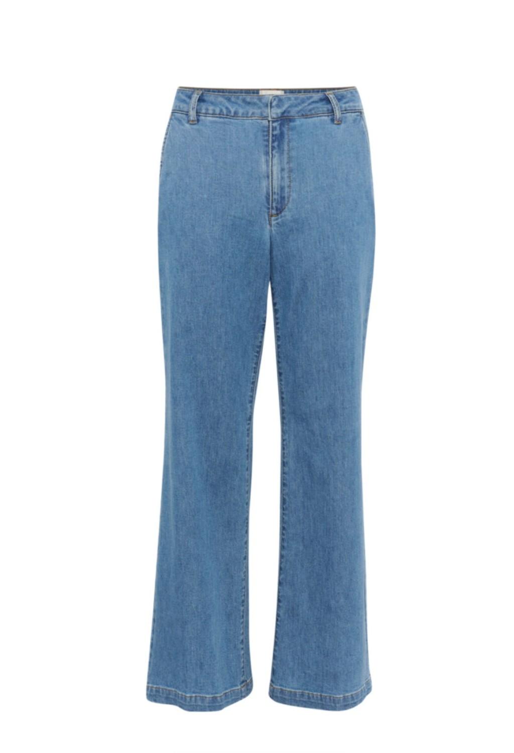 My Essential Wardrobe Jeans wide 30 the lara 115 medium clear blue wash, bilde 3 av 5