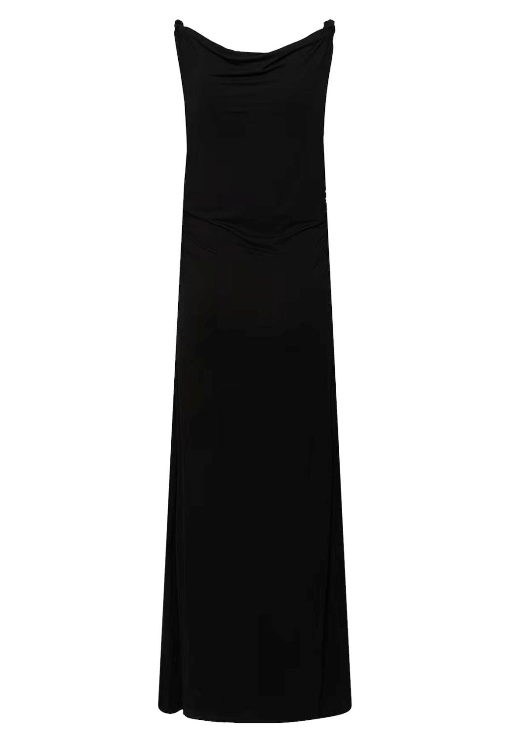 Soaked In Luxury SLHandi long dress black, bilde 7 av 7