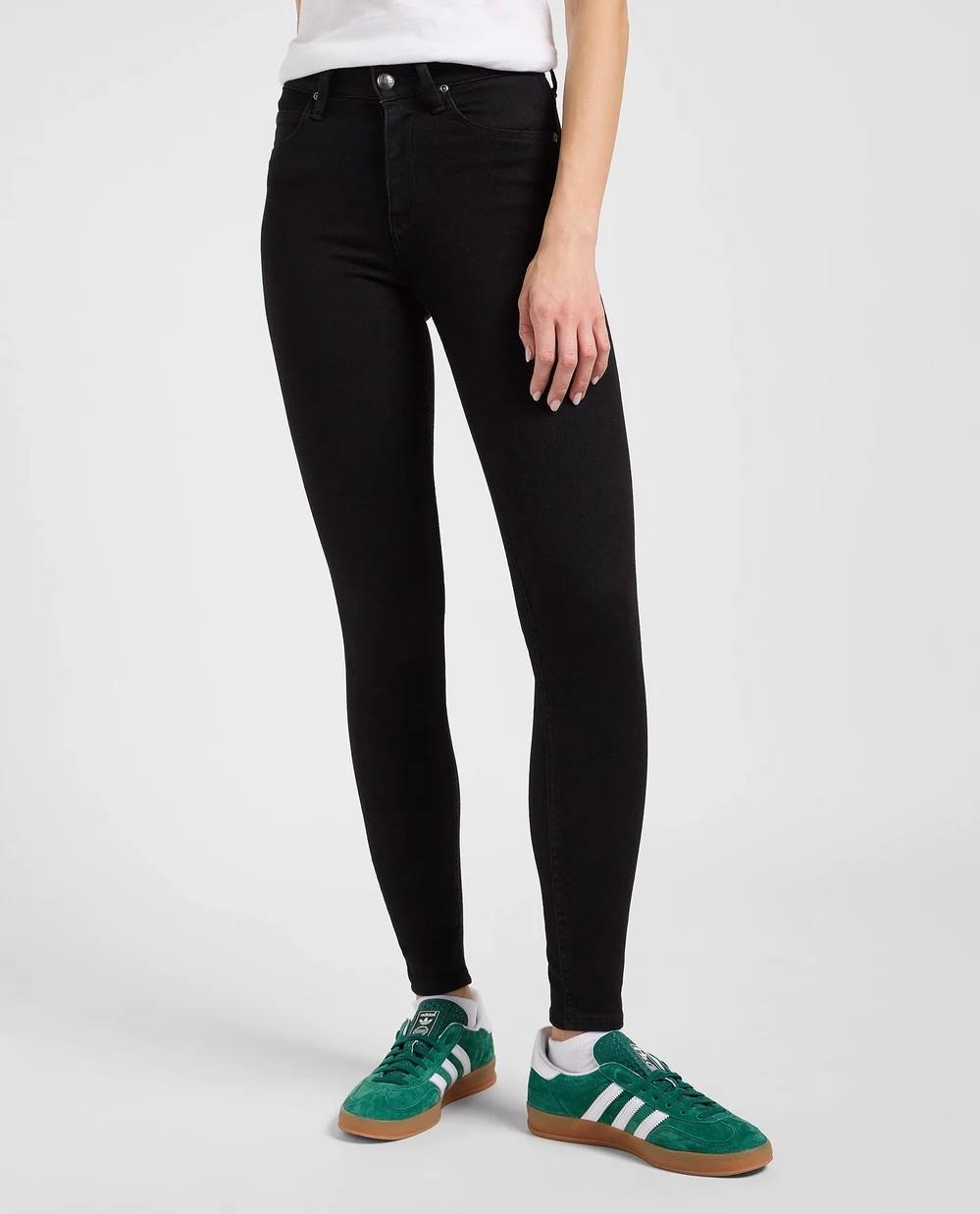 LEE Scarlett high waist skinny sort, bilde 3 av 4