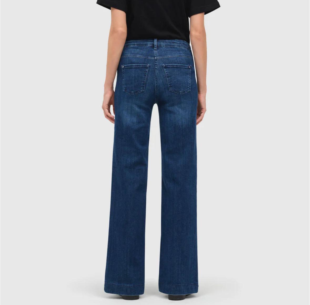 MAC Dream wide leg authentic cobalt D574 blå, bilde 3 av 5