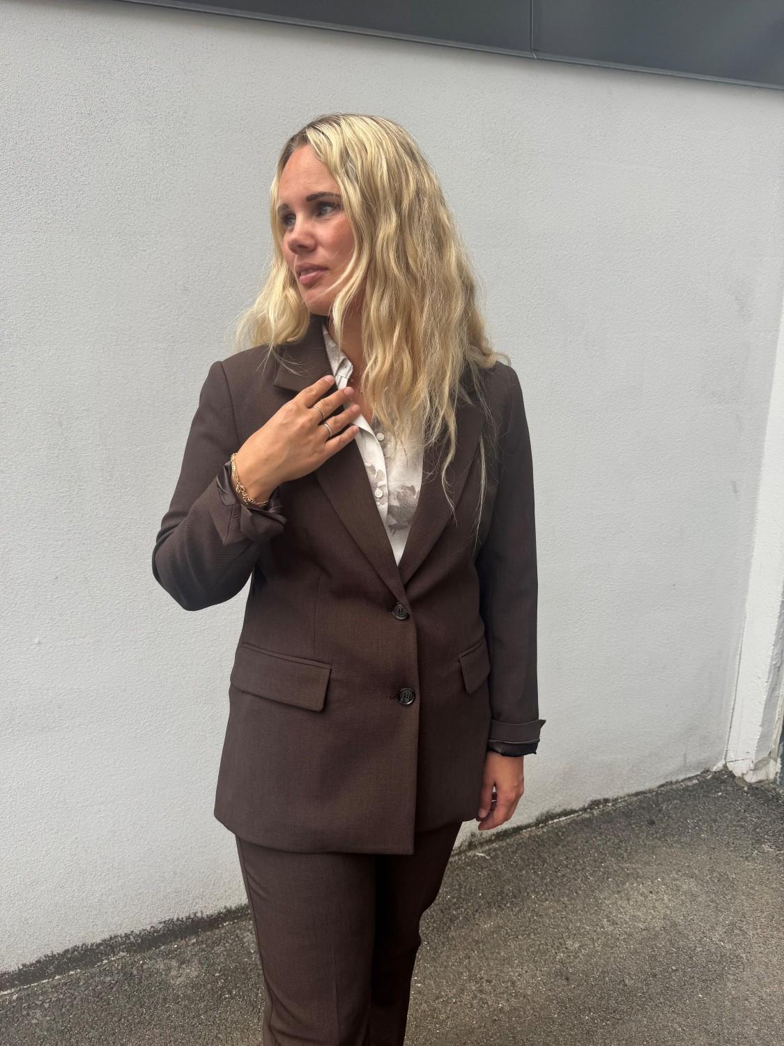Rüe De Femme Elly blazer Brun, bilde 1 av 3