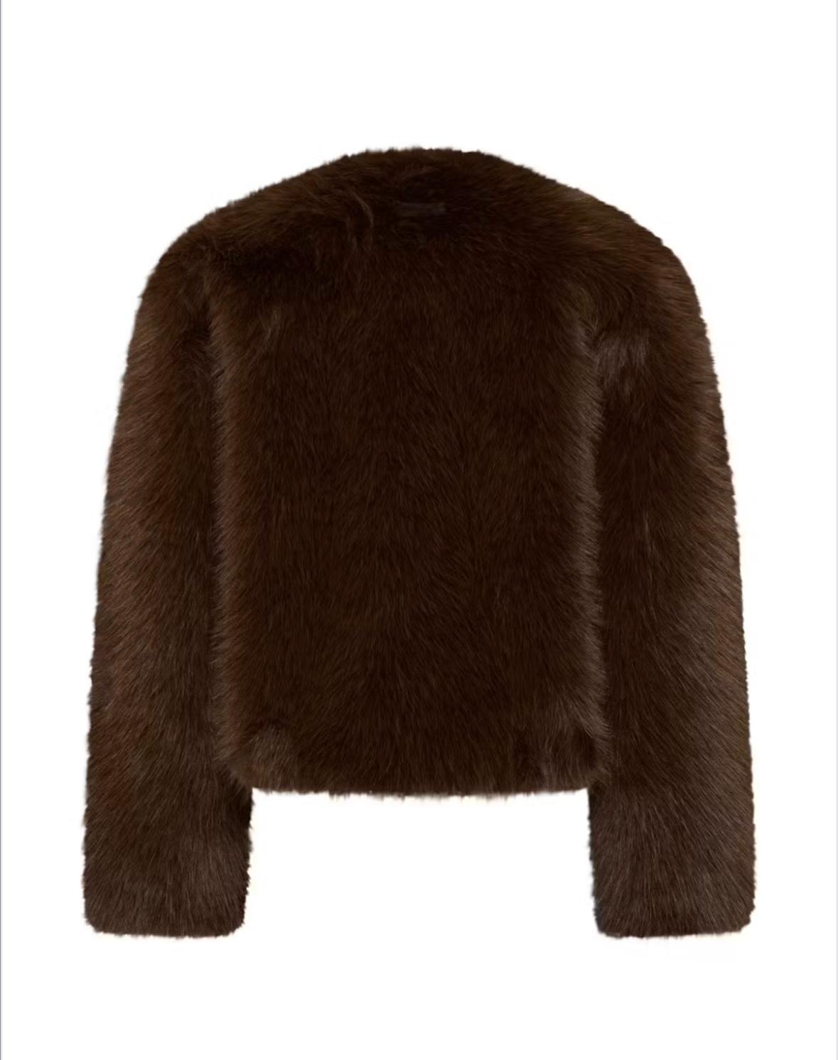 Culture CUcanan Faux fur jakcet, bilde 3 av 3
