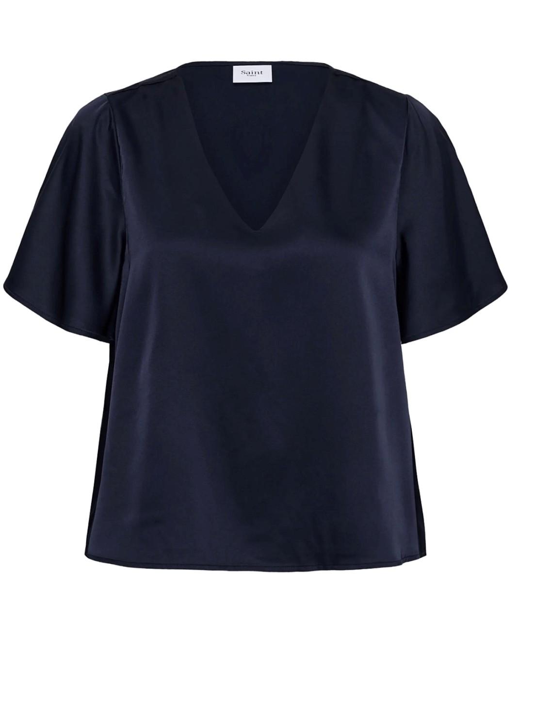 Saint Tropez LodisaSZ ss Blouse Blå, bilde 1 av 1