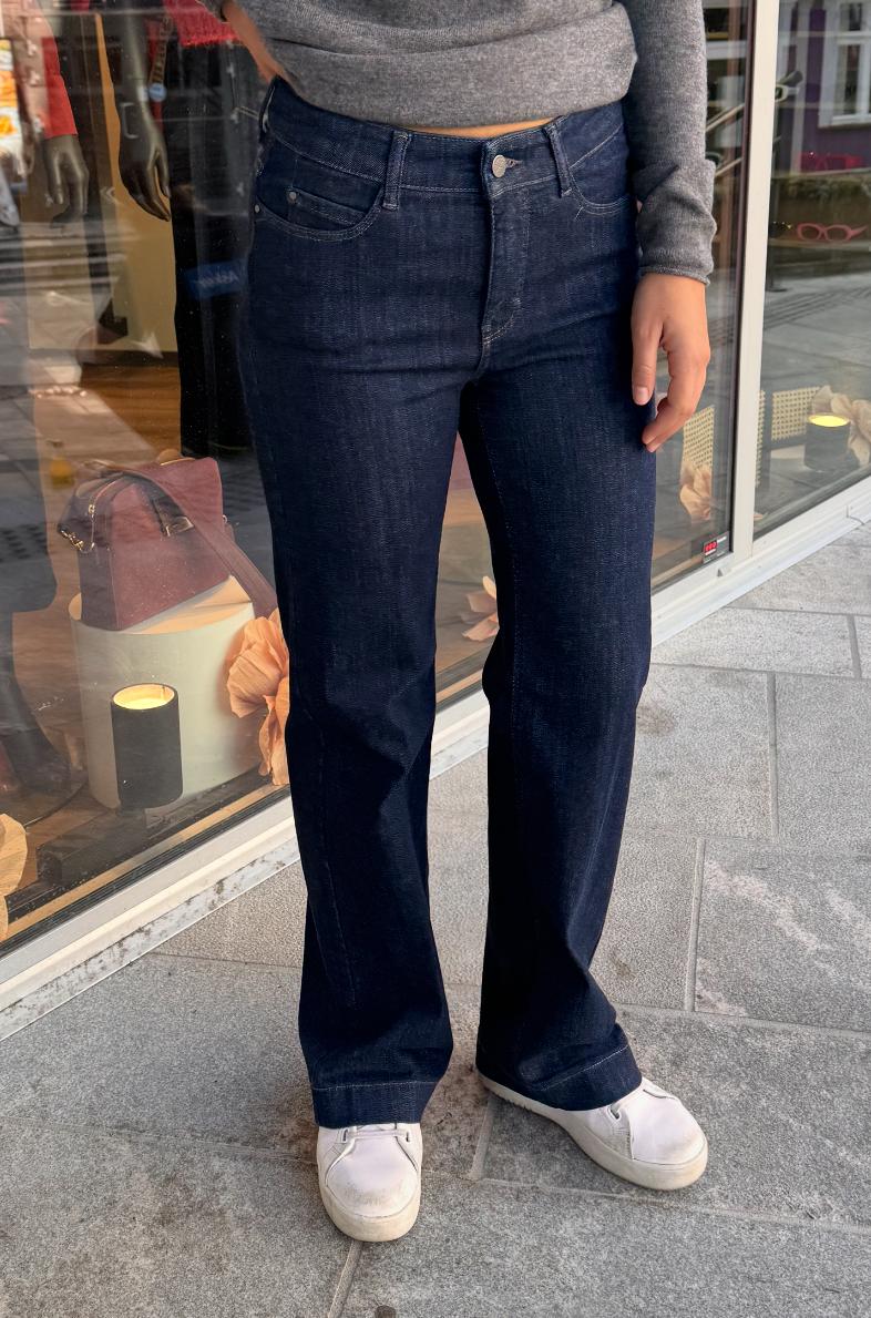 MAC Dream wide leg authentic dark denim D683 blå, bilde 1 av 7