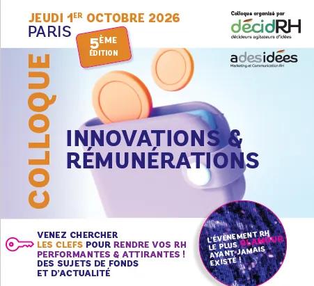 Affiche du 5e colloque Innovations & Rémunérations