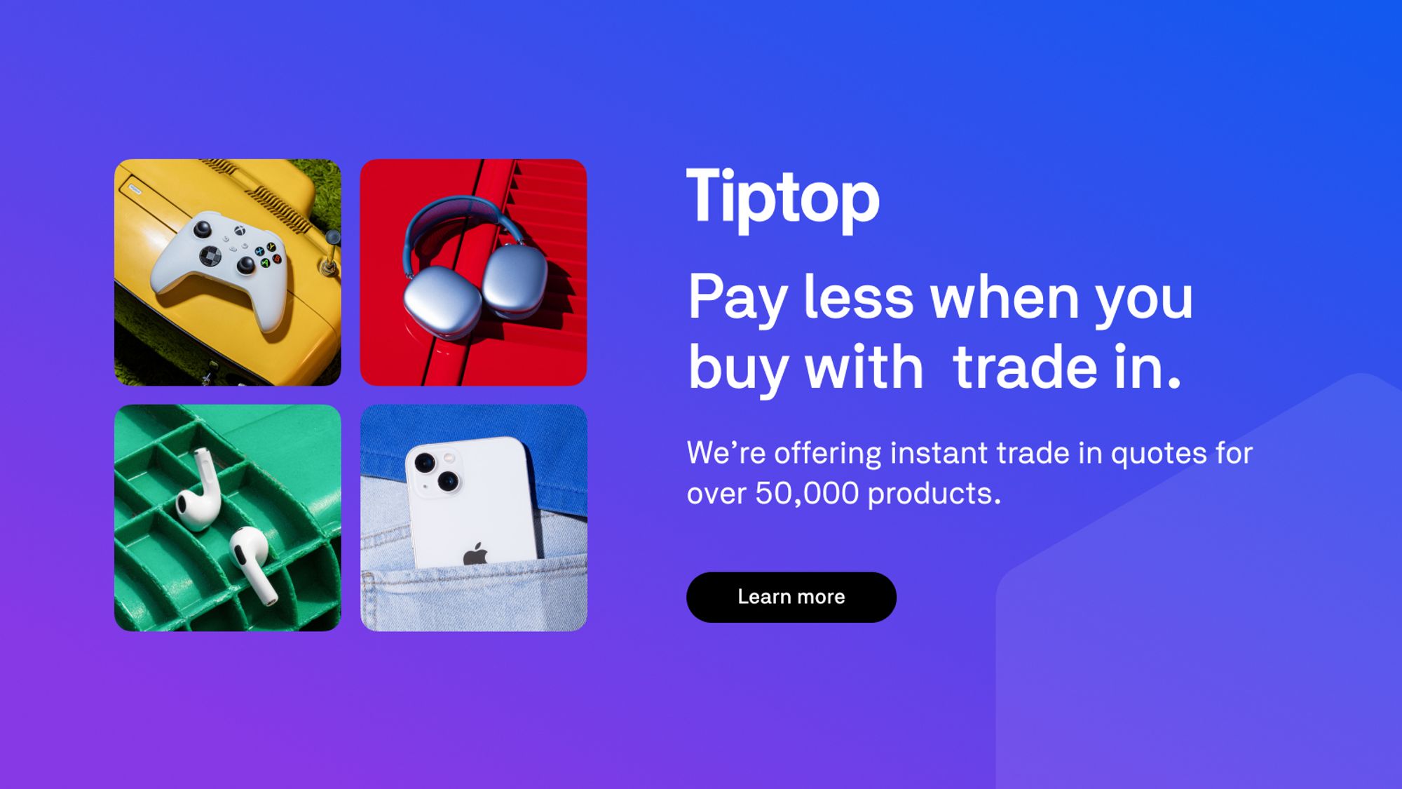 Tiptop launches to let you trade in to pay less
