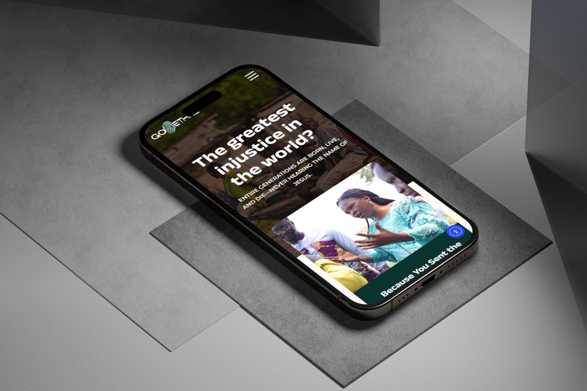 GoEthne mobile site screens