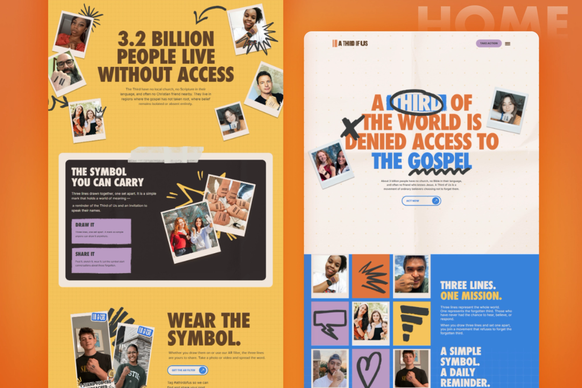 A Third of Us website interface details