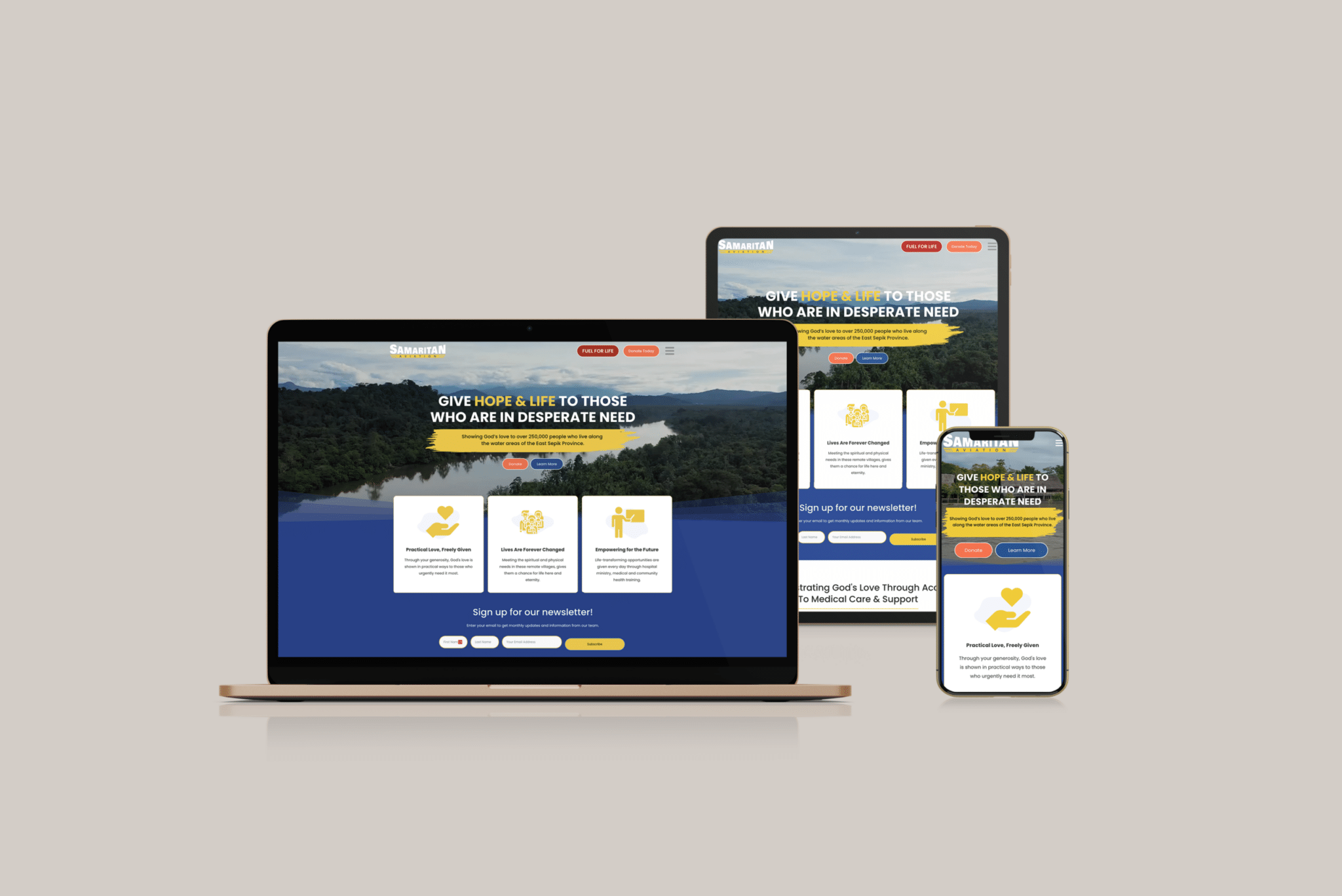 nonprofit web design