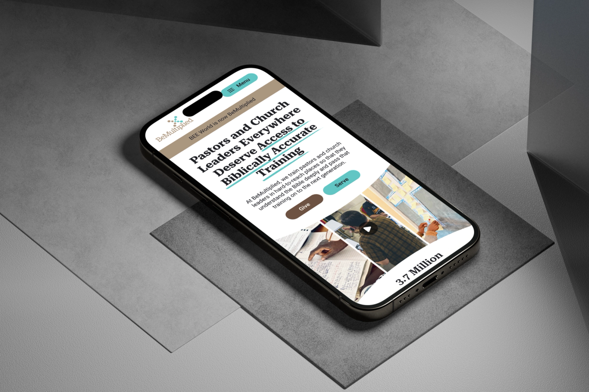 BeMultiplied mobile site screens