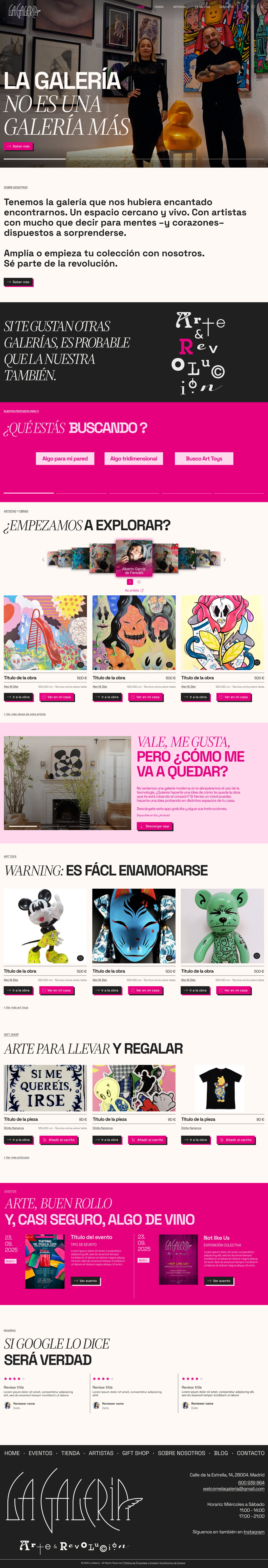 La Galeria Madrid - Home Page