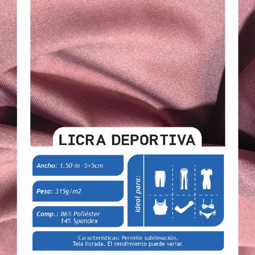 Licra Deportiva New X Metros | Tela Licrada - Vista 3