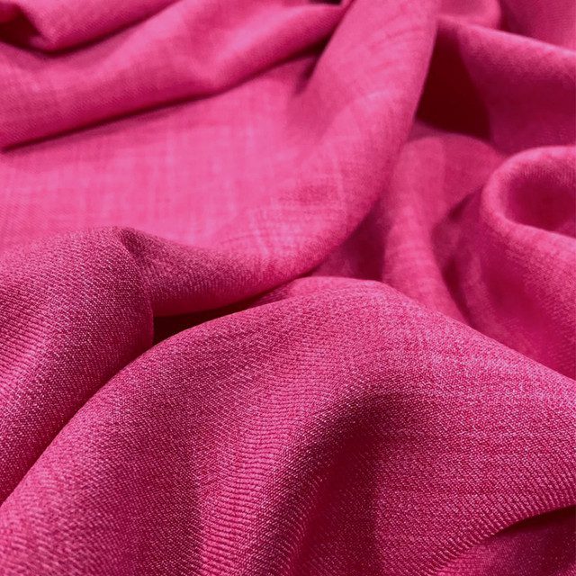 Lino Poliester Fucsia X Metros | Tela Liviana