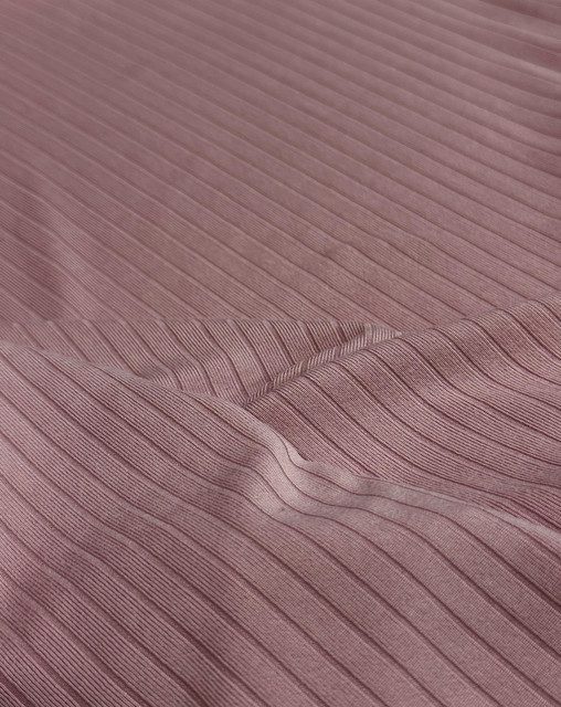 Rib Palo Rosa Claro X Metros | Tela Acanalada