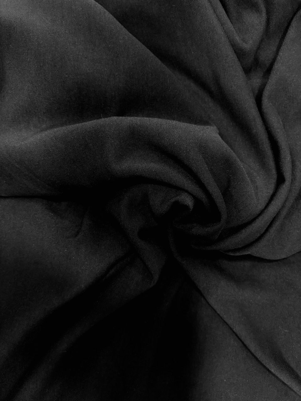 Camiseta Terry Negro X Metros | Tela Deportiva