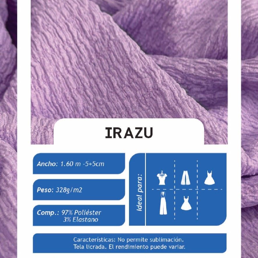 Irazu Blanco X Metros  | Tela Grabada - Vista 3