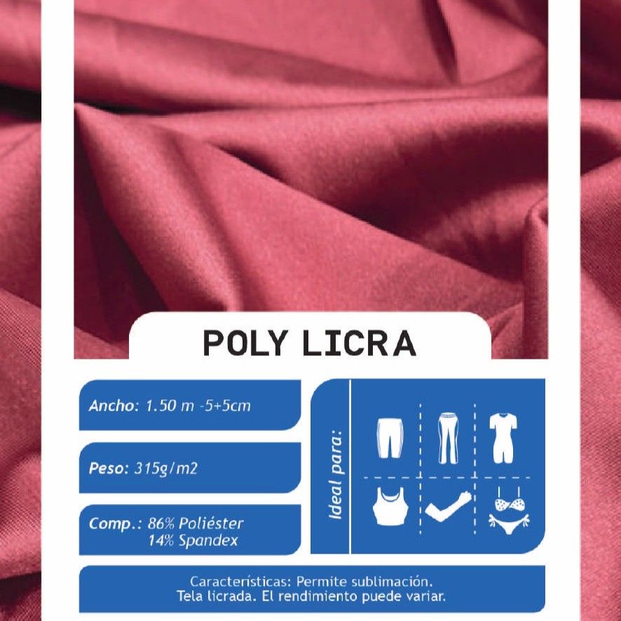 Poly Licra Sublimado X Metros | Tela Licrada - Vista 2