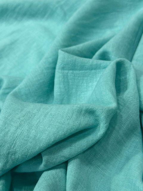 Lino Cabuya Menta Oscuro X Metros | Tela Liviana