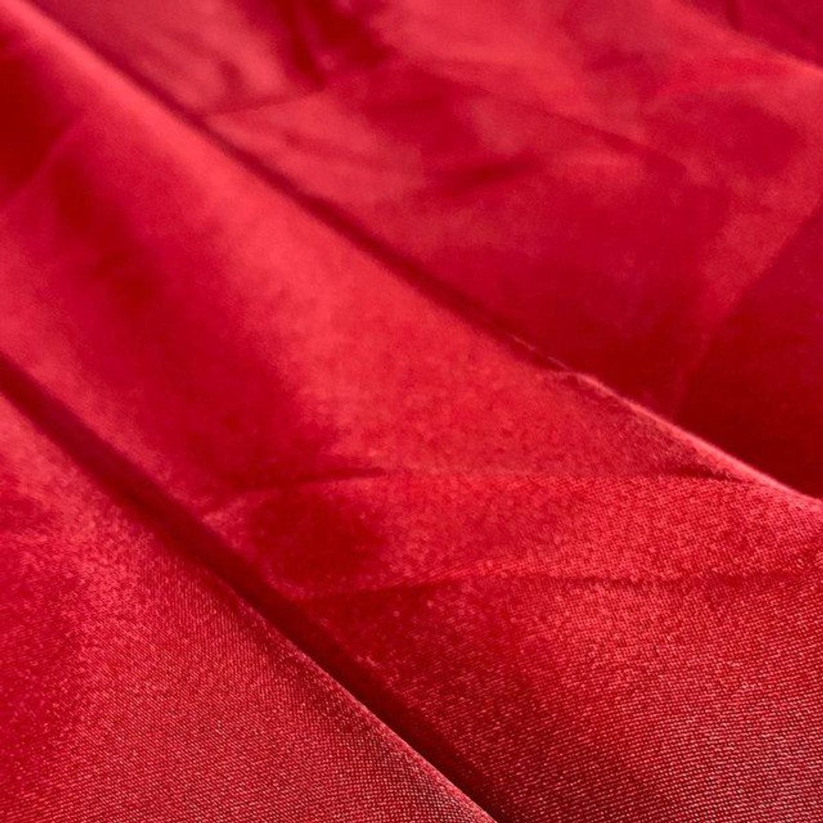 Satin Rojo Brillante X Metros | Tela Elegante