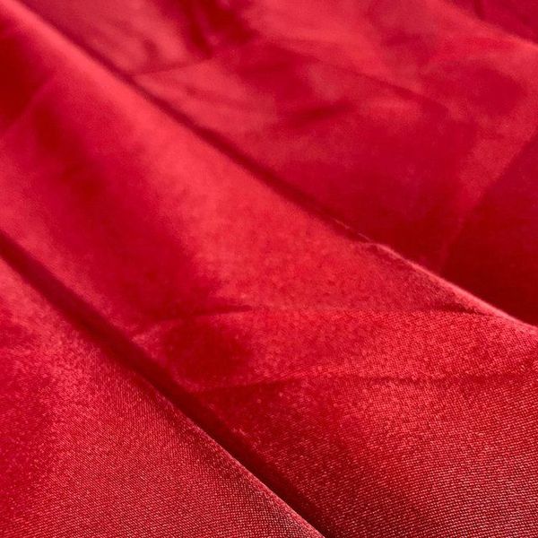 Satin Rojo Brillante X Metros | Tela Elegante