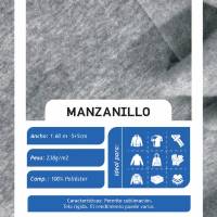 Manzanillo Gris Claro X Metros | Tela Rígida - Vista 3