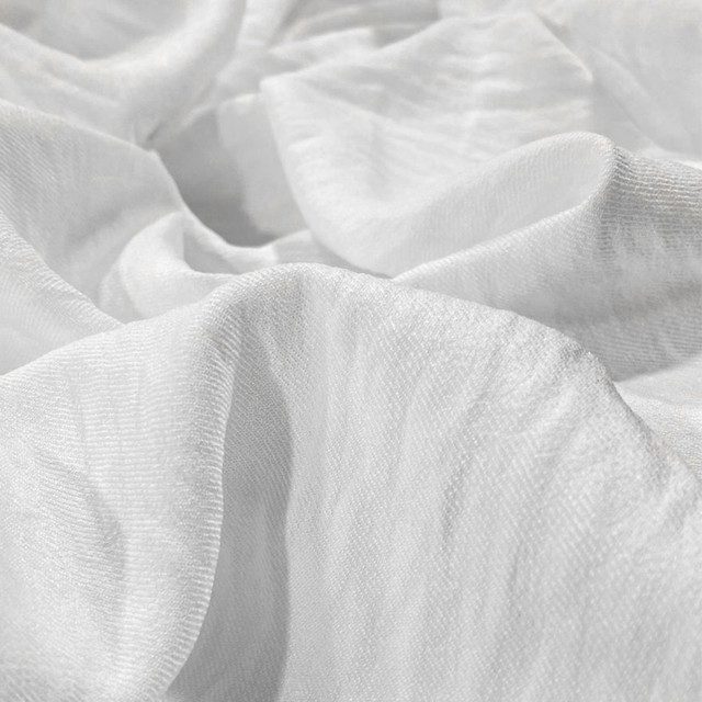 Lino Poliester Blanco X Metros | Tela Liviana