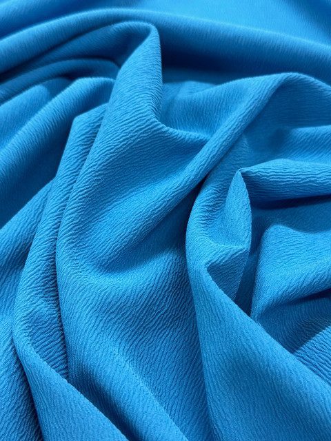 Chifon Crepe Turquesa X Metros | Tela Liviana