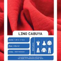 Lino Cabuya Azul Petróleo X Metros  | Tela Liviana - Vista 2
