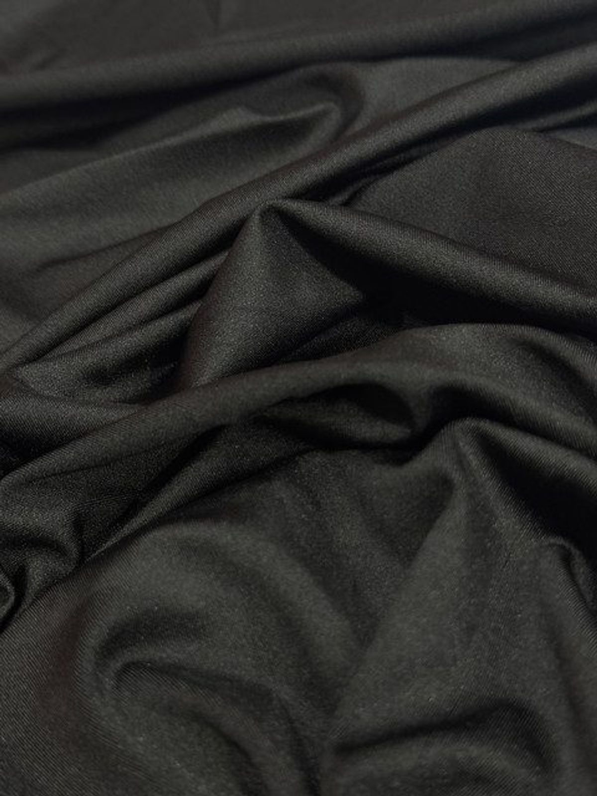 Poly Licra Negro X Metros | Tela Licrada