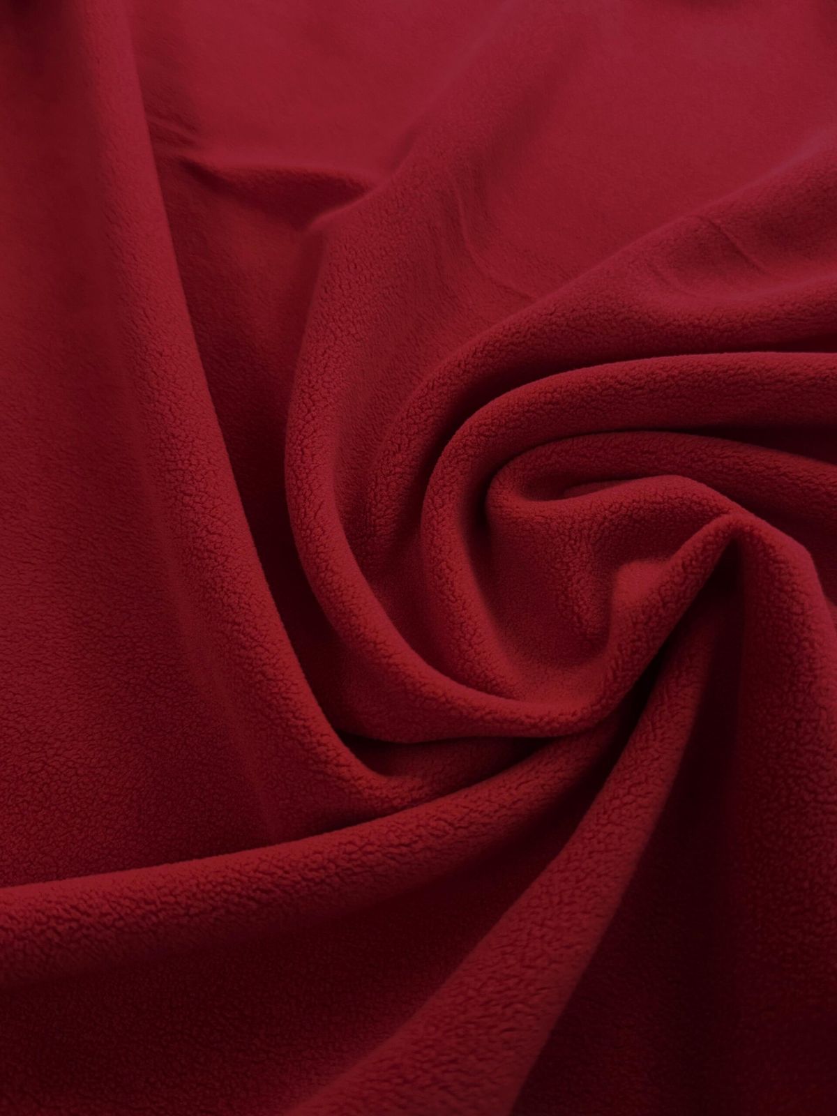 Plush Rojo Birillante X Metros | Tela Afelpada