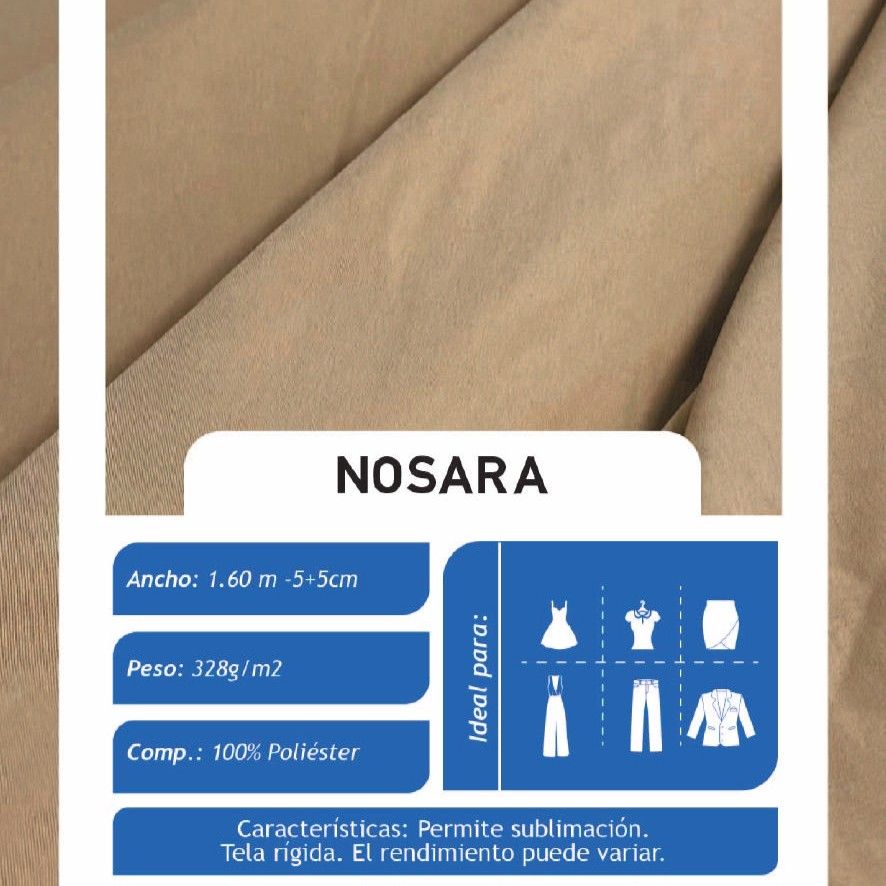 Nosara Rojo X Metros | Tela Formal - Vista 3