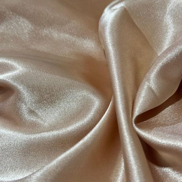 Satin Taupe X Metros | Tela Elegante