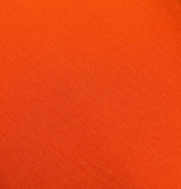 Crepe Naranja X Metros | Tela Liviana - Vista 2