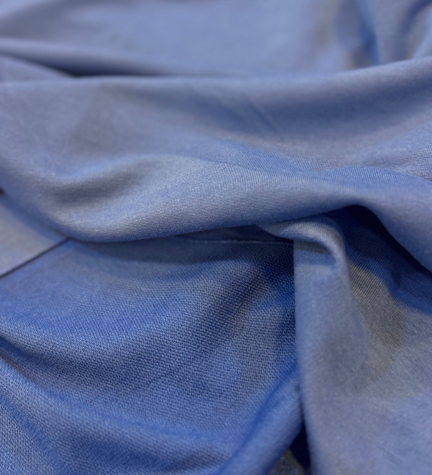 Camiseta Terry Azul Índigo X Metros | Tela Deportiva