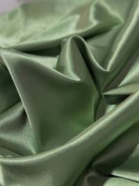 Satin Verde Olivo X Metros | Tela Elegante - Vista 1