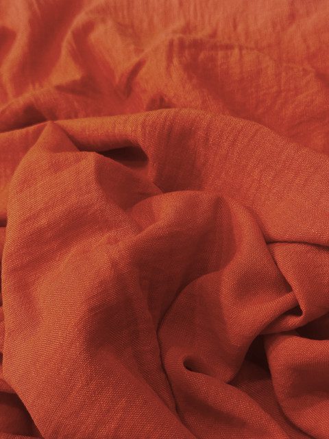 Lino Cabuya Naranja X Metros | Tela Liviana