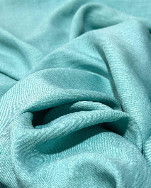 Lino Poliester Menta Oscuro X Metros | Tela Liviana