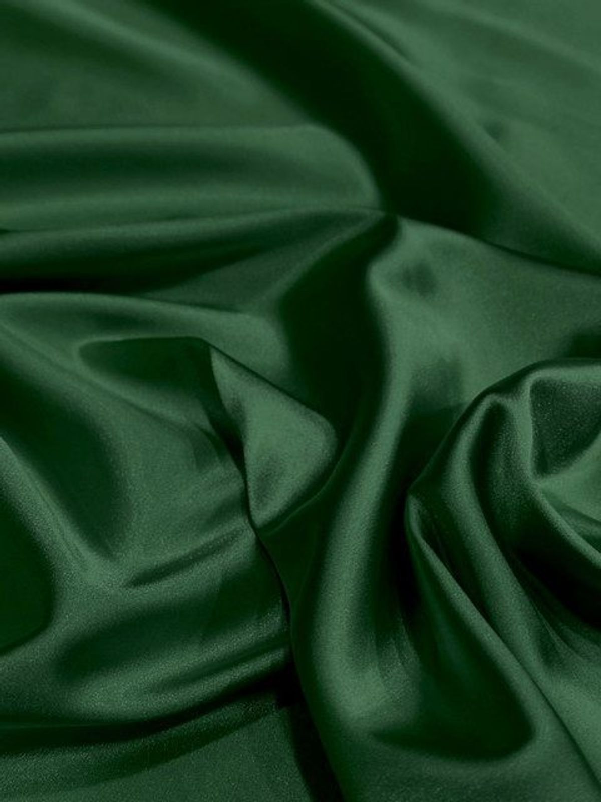 Satin Verde Oscuro X Metros | Tela Elegante