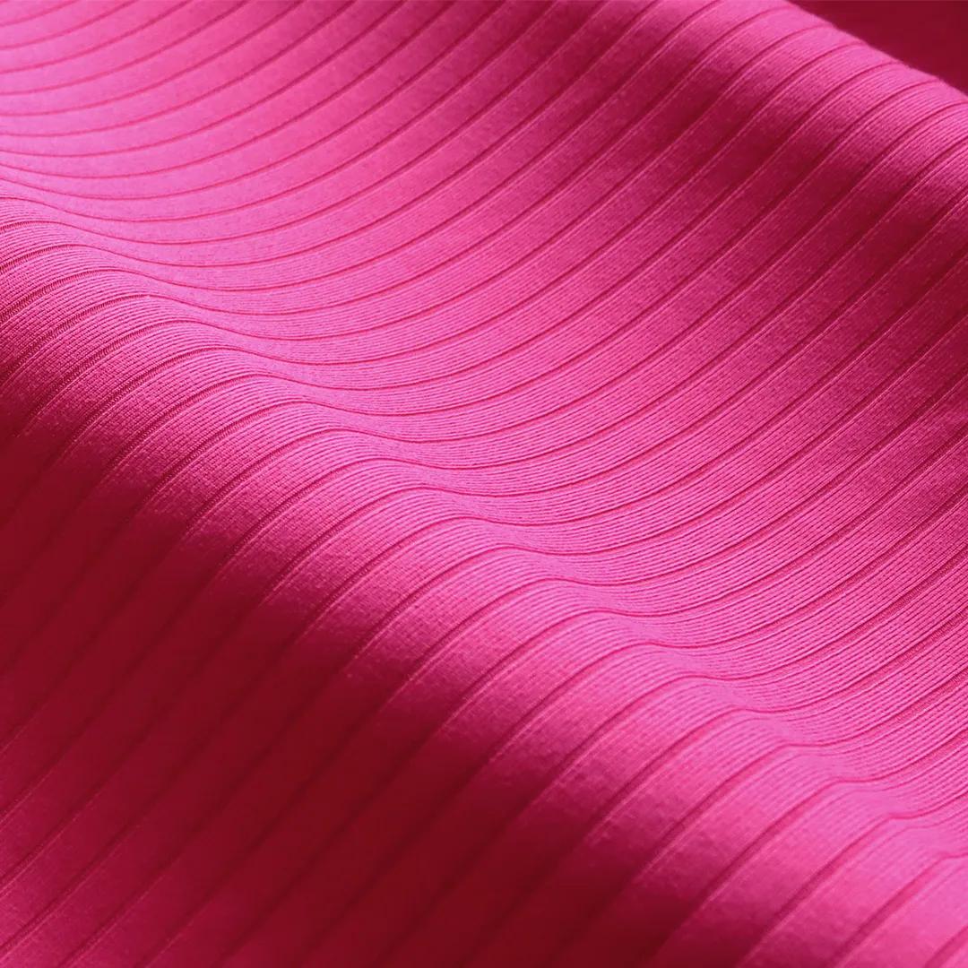 Rib Fucsia X Metros | Tela Acanalada