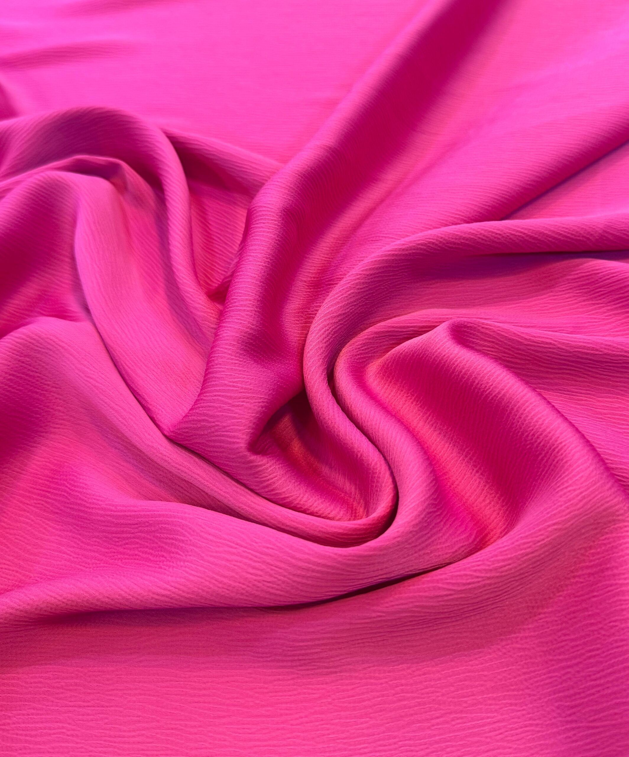 Satin Crispo Fucsia X Metros | Tela Elegante