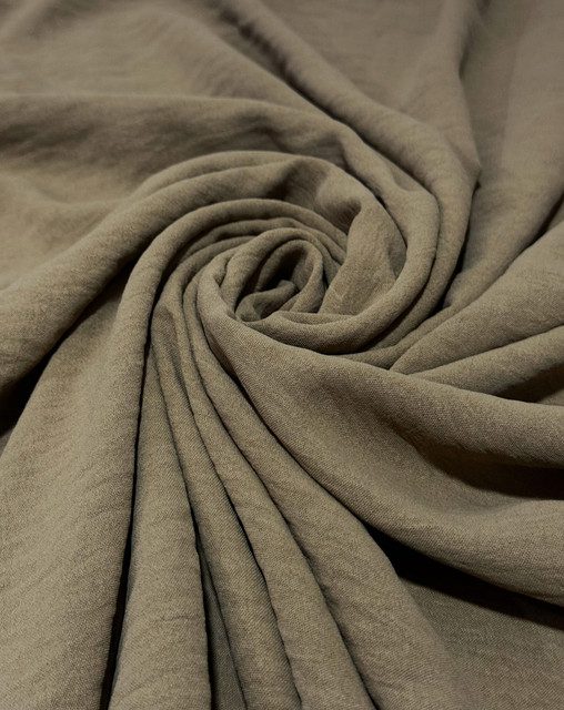 Crepe Khaki X Metros | Tela Liviana